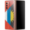 Antigua and Barbuda Flag Distressed Galaxy Z Fold2 5G Skin